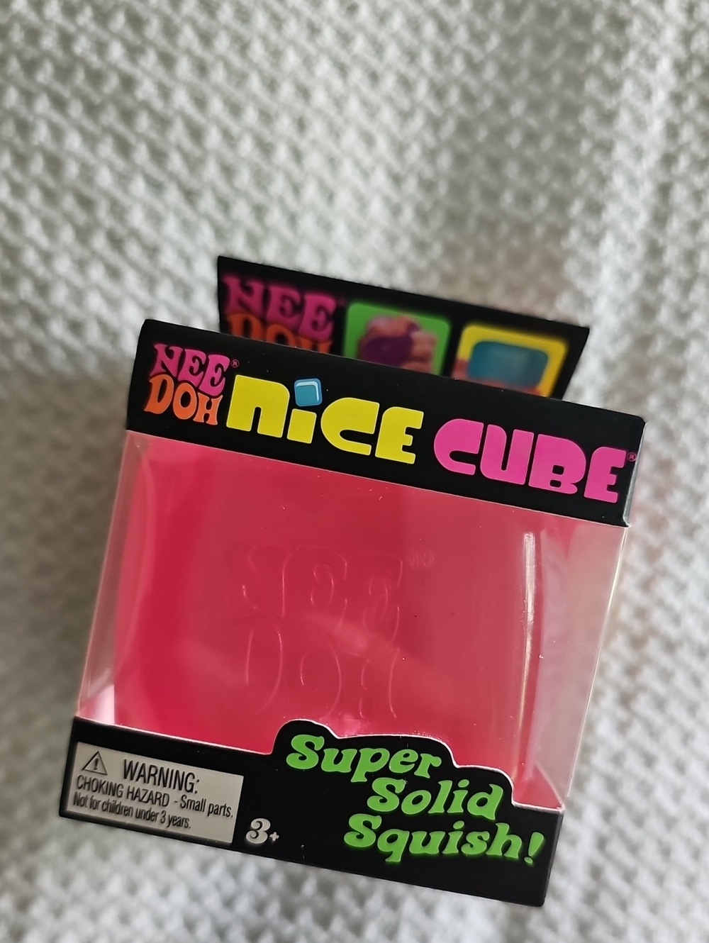 NEW! Nee Doh Nice Cube Pink
